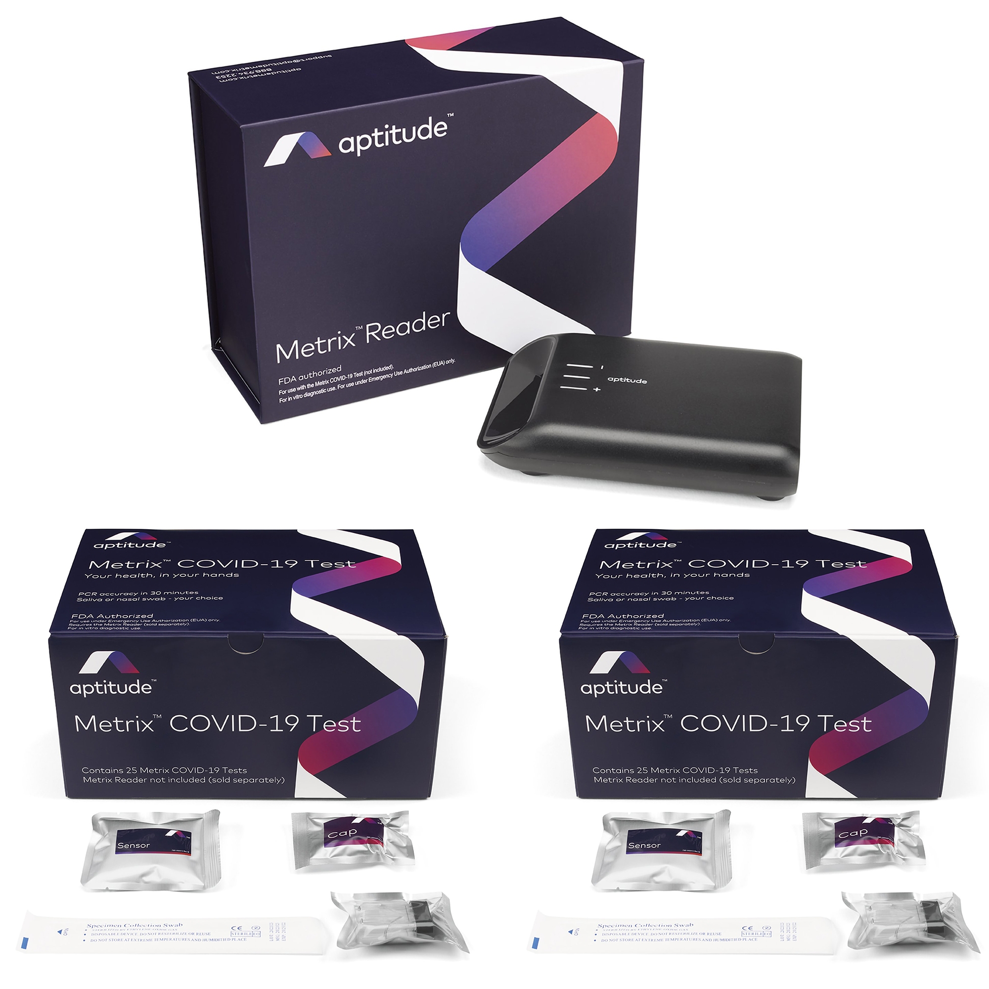 Kit Respiratory Test Kit Metrix™ COVID-19 Bundle 50 Tests by Sekisui Diagnostics, LLC  ID MTRX-C19-B1